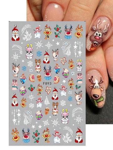 Autocollant pour ongles de Noël