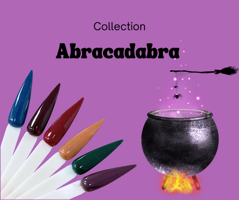 Collection de poudres de couleurs pour ongles Abracadabra