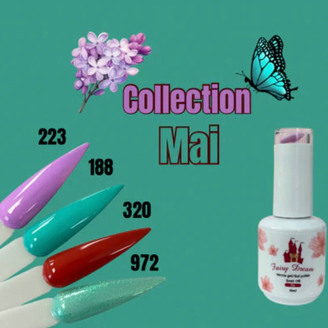 Collection Mai Vernis gel Uv/Led 2/25$ ou 4/49$