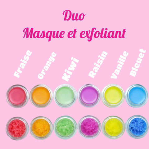 Duo lip masque et exfoliant