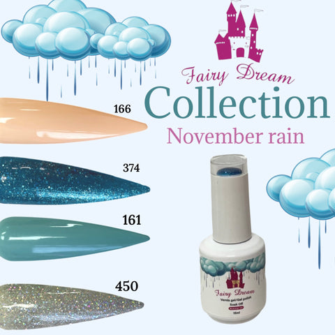 Collection November rain vernis gel Uv/Led