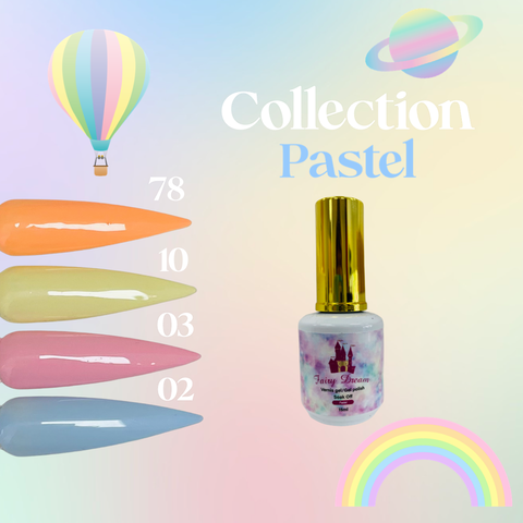 Collection Pastel vernis gel UV/LED