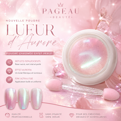 Poudre effet perlé